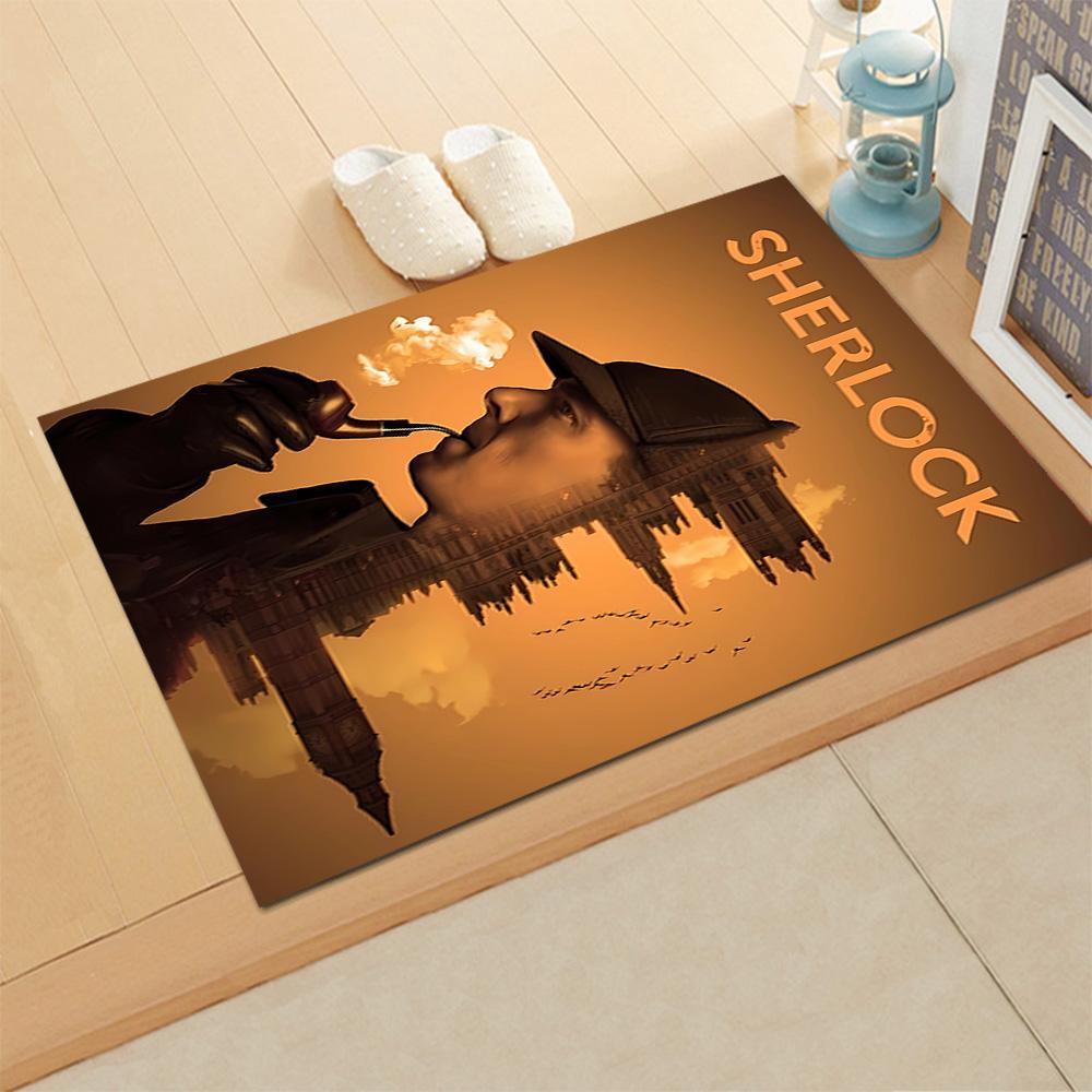 Sherlock Modern Detective Drama Rug for Living Rooms, Bedrooms, Home Décor, and As Gifts.