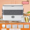 430W 2L/4L Large Capacity Stainless Steel Inner Heating Lunch Box Steaming Electric Dining Box with Anti Dry Burning Portable Sealed Bento Box