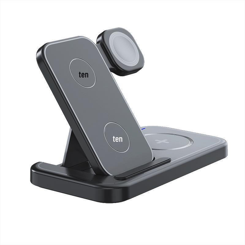 4-in-1 Foldable Wireless Charging Stand for iPhone, AirPods, and Apple Watch