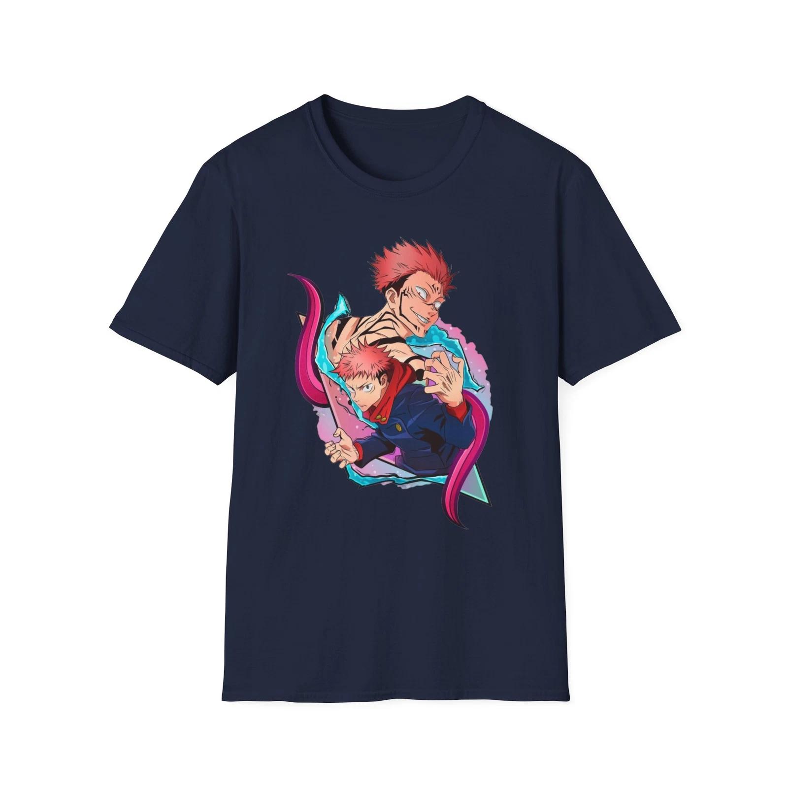 Itadori and Sukuna JJK Tee, Unisex JL Anime T-Shirt Softstyle, Gift 150