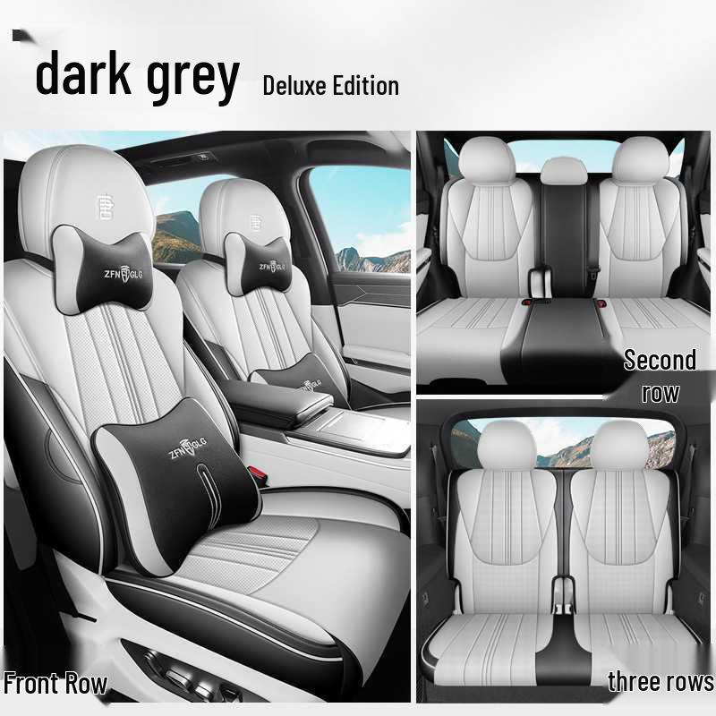 BYD Tang L Full Coverage DMI/EV Seat Covers - Breathable Perforated Cushions for All Seasons