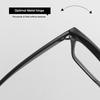 Ins Square Rice Nail Glasses Anti Eyestrain Glasses Gaming Eyewear Universal Frame for Women Men