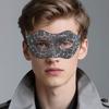 Retro Plastic Masquerade Masks Crack Pattern Party Decoration Mardi Gras Masks 3 Styles Half Face Mask Festival Costume Party