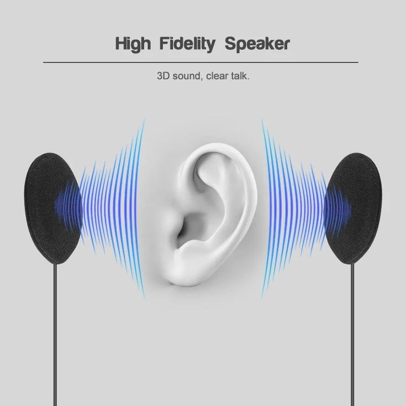 EJEAS V6 Pro+/V4 Plus Microphone Headset Type-C Plug Double-Sided Tape Base Mounting Clip Motorcycle Helmet Intercom Accessories