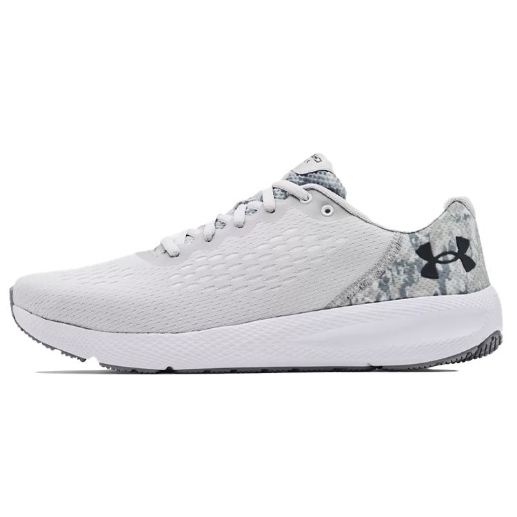 Under Armour Charged Pursuit 2 SE Camo Comfortable Sports Fabric Low-Top Running Shoes Men Sneaker Haze-Gray 3024441-100