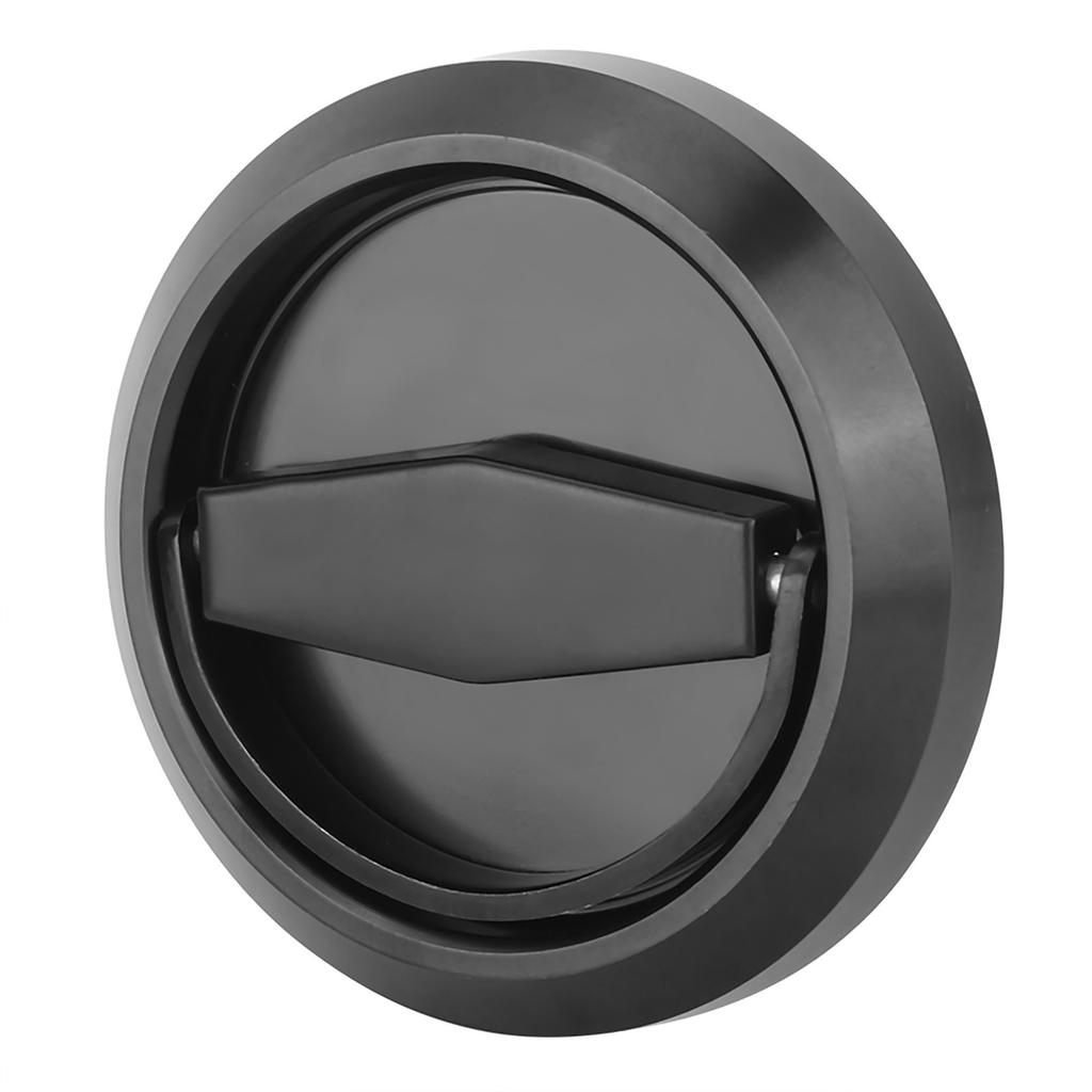 Serratura per porta in acciaio inossidabile con anello di trazione per maniglia per porta dell'armadio cassetto armadio nero