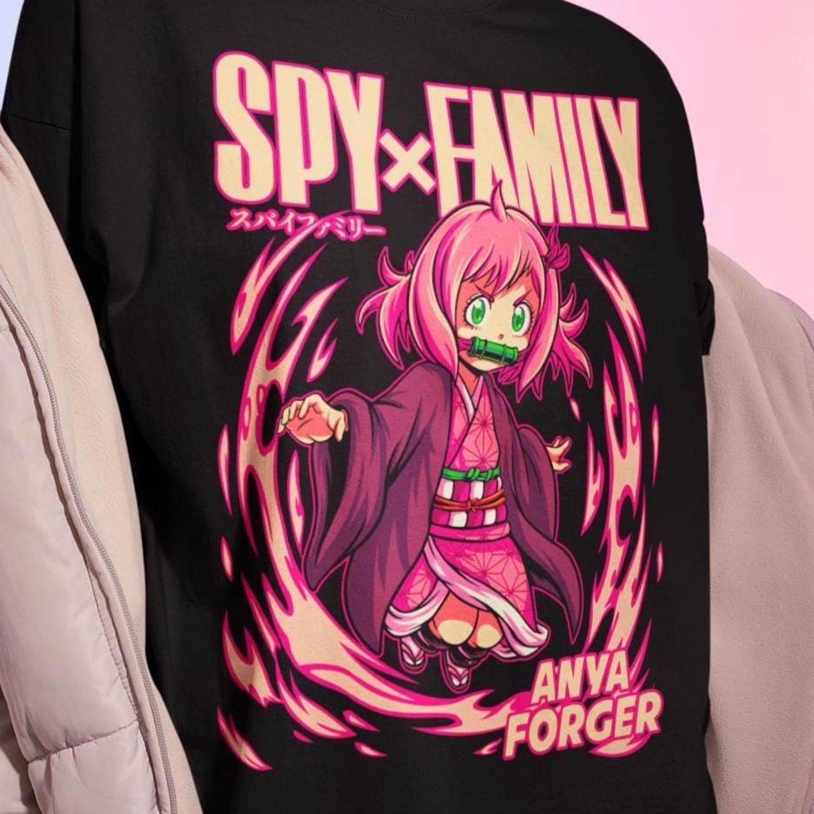 Anya Forger T-Shirt – Spy Family Anime Cosplay Shirt S