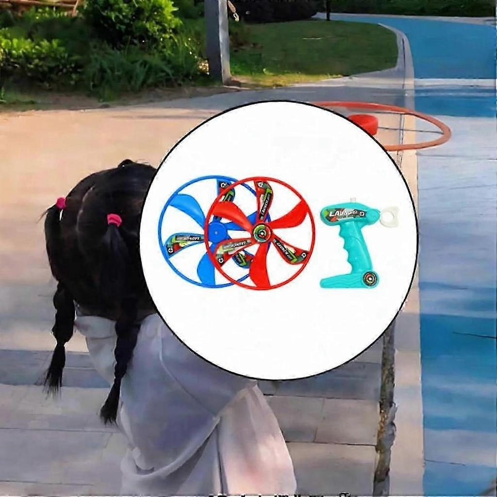 Pull Cord Flying Disc Toy For Kids, Outdoor Hand-Eye Coordination, Creative Flying Toy For Girls, Boys And Family