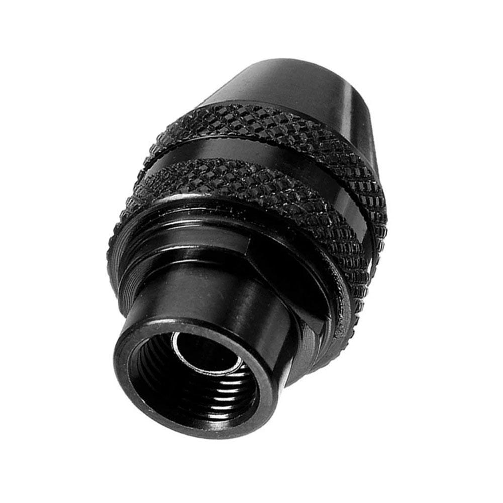 Easy And Quick Accessory Replacement With Keyless Drill Chuck For Rotary Tools