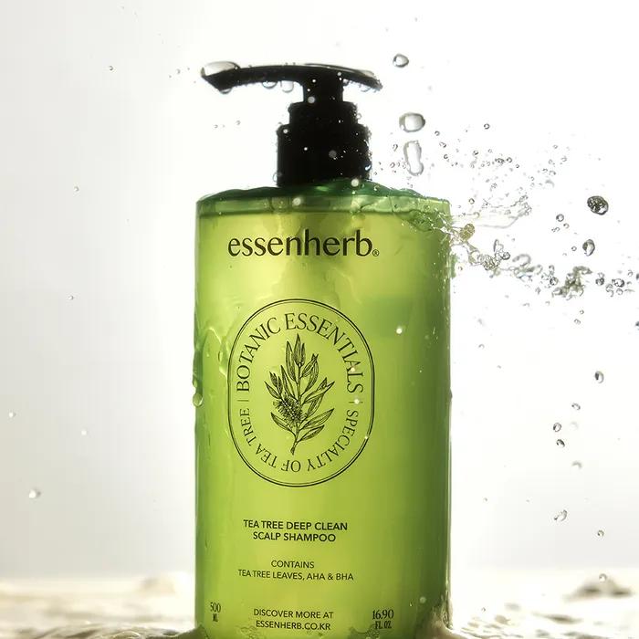 Teebaum-Shampoo für tiefenreinigende Kopfhaut, 500 ml