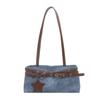 Star Pendant Y2K Shoulder Bag With Metal Buckle Belt Underarm Bag Fashion Women Handbag  Women