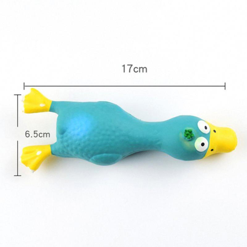 Latex Pet Dog Chew Toys Chicken Shape Squeak Toys Simulation Screaming Chicken Pet Supplies