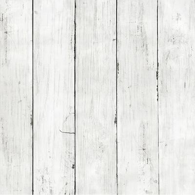 Klassische elfenbeinweiße gelbe Holzmaserung Papier selbstklebend abnehmbare Furniertapete für Wohnzimmer DIY Dekorationsaufkleber