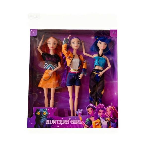 Anime K Pop Demon Hunters Witch Hunter Group High Appearance Glue Doll Girl's Heart Decorative Doll Christmas Gifts