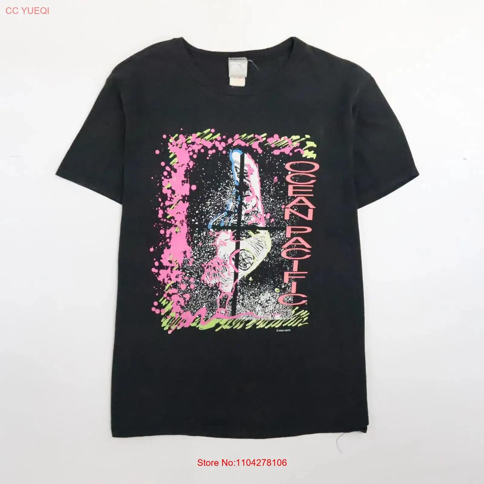 

Vintage Ocean Pacific T Shirt Size XL 90s vintage Washed streetwear Soft Stretched Comfortable homme Breathable Casual fashion 5XL різнокольоровий