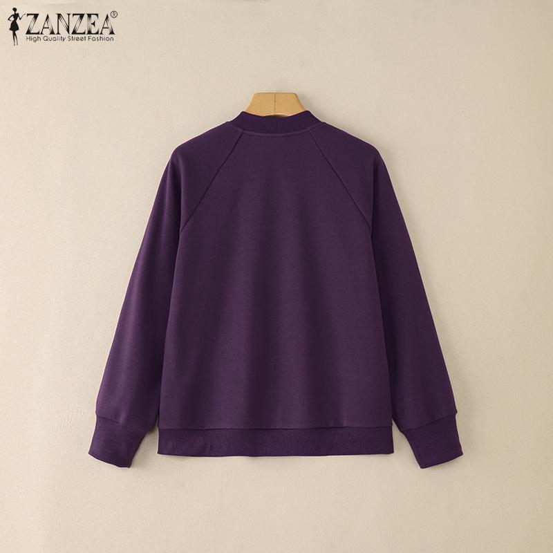 ZANZEA Womens Casual Long Sleeve Autumn Thin Cardigan Outwear