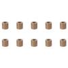 10pcs Sintered Bronze Self-Lubricating Bushings Gold Bronze Bushings Plain Bearings  Machine Tools
