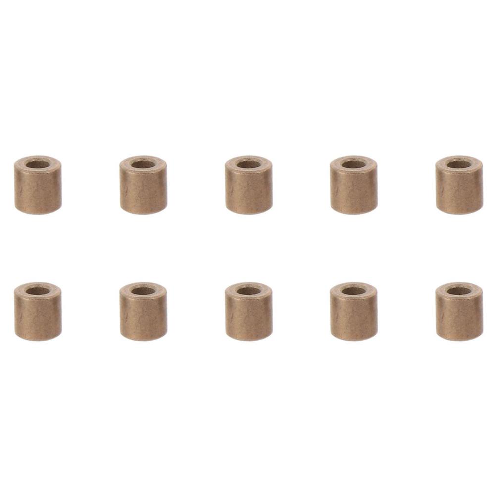 10pcs Sintered Bronze Self-Lubricating Bushings Gold Bronze Bushings Plain Bearings Machine Tools