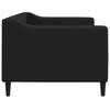 Daybed Black 80x200 Cm Fabric