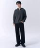 Wide Denim Pants [Black]