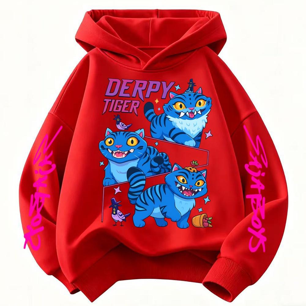 Kpop Demon Hunter Mikiny pro dívky Kawaii Letter Mikina Topy Dětské Podzimní Zimní Dlouhý Rukáv Svetr Dětské Oblečení Dárek