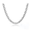 Men's Hip Hop Titanium Steel Rectangular Plaid Necklace - Fashionable, Durable, and Versatile Clavicle Chain