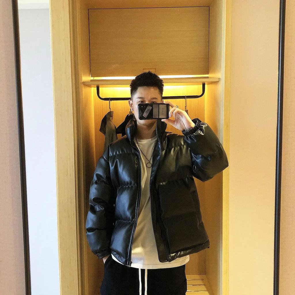 Herren Daunenjacke mit Kragen, gepolsterte Mäntel, Y2k-Mode, Polsterung, Korea 2024, Parkas, Wintermodelle, Kleidung im koreanischen Stil