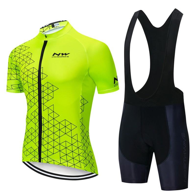 Men Women Cycling Jersey Set Short Sleeve Breathable Quick Dry Compression Fit Bike Wear