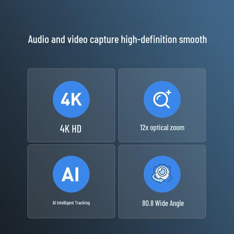 RX 4K Video Conference Camera with 12x Optical Zoom (CN version)