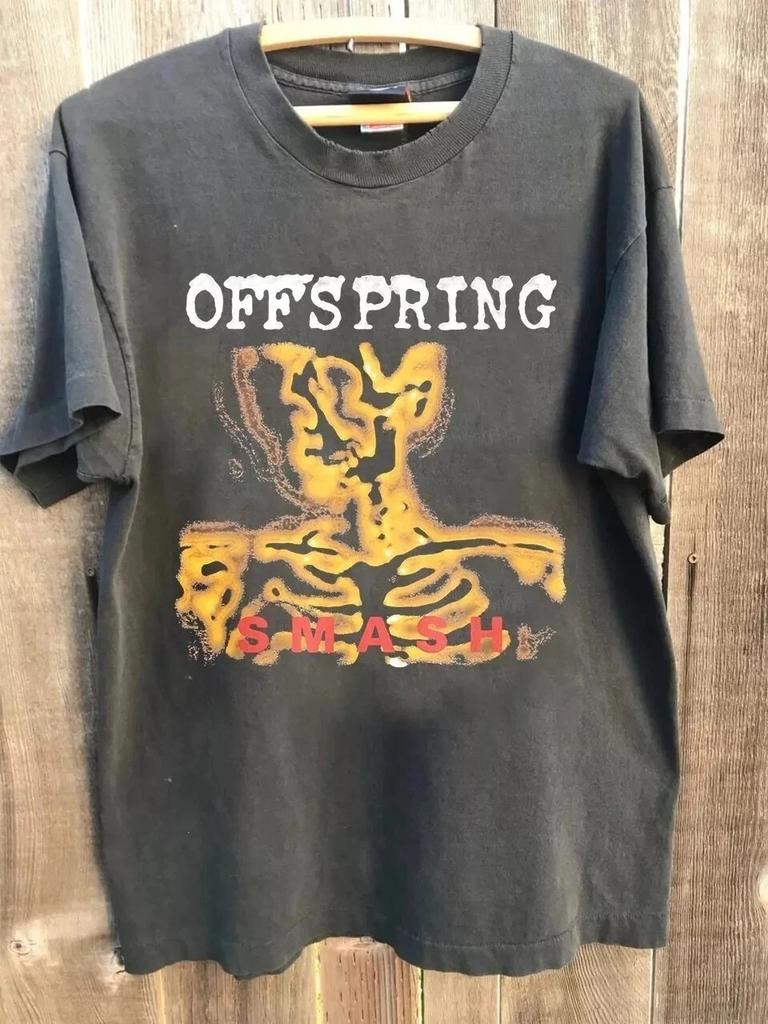T-shirt Estiva da Uomo in Puro Cotone Vintage The Offspring Stile alla Moda Ampia e Traspirante Adatta per l'Uso Quotidiano