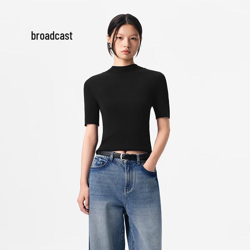 

Broadcast Women s Slim-Fit Reversible Short-Sleeve Knit Top S