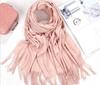 Scarf Women's Winter High-end Cashmere Scarf Versatile Women's Shawl Korean Autumn and Winter Solid Color Scarf