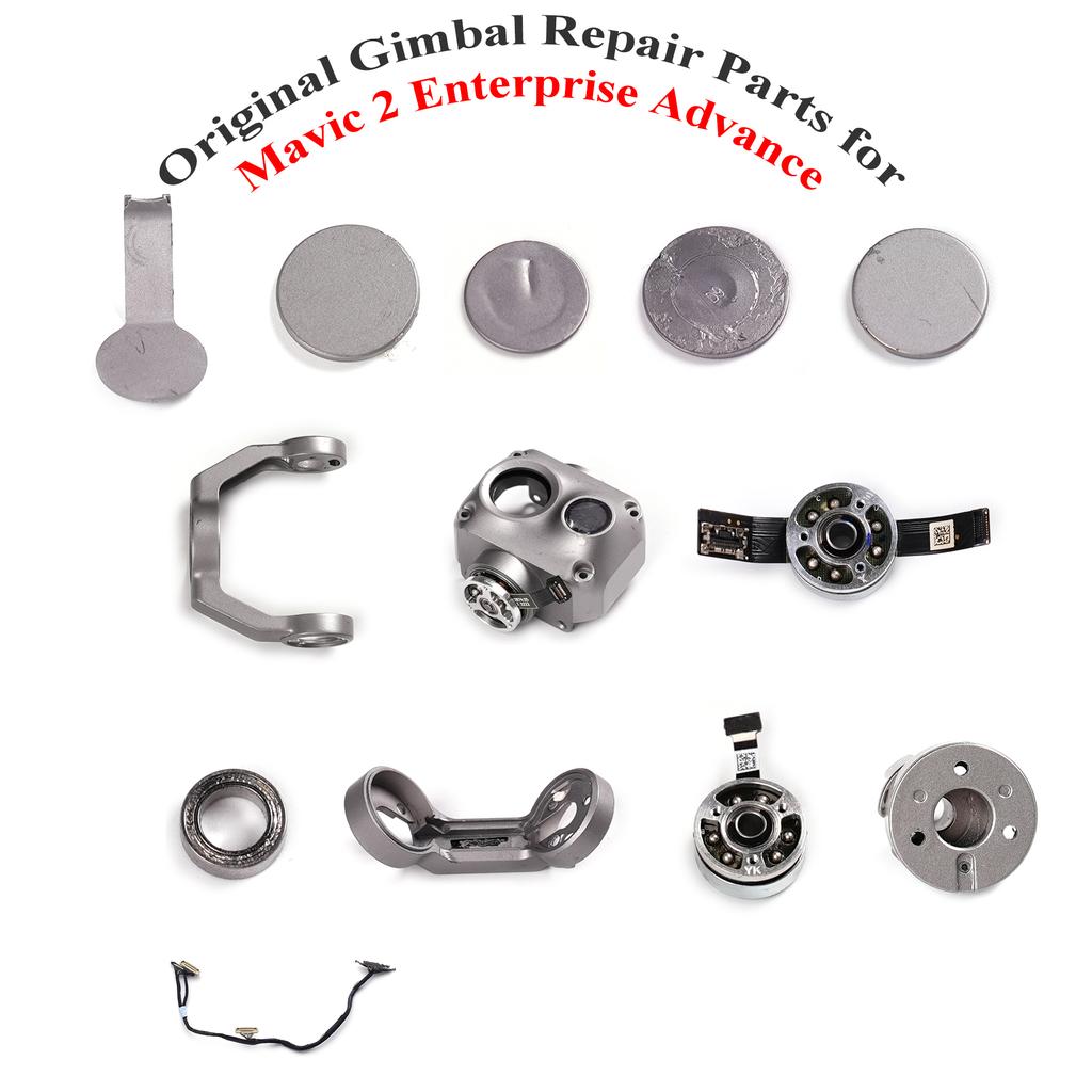Original Gimbal Repair Parst for Mavic 2 Enterprise Advance Yaw/Pitch/Roll Motor PZT Arm Signal Cable Gimbal Cover