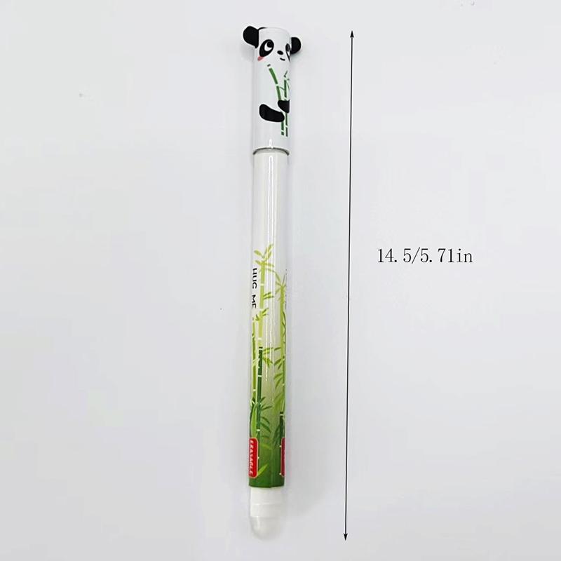 1Pcs Animal Pattern Erasable Gel Pen Cartoon Kids Writing Gel Pens Neutral Pen For Home School Work Students Stationery
