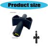 12Pcs Trampoline Enclosure Poles Gaps Spacers Crosses Shaped Safety Spacers for Trampoline Enclosure Post Connection