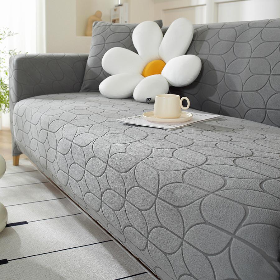 Ganzjahres Universal Jacquard Stoff Sofabezug  Mehrzweck  Einfach  Modern  Elastischer Anti-Katzenkratz Sofabezug Kissen