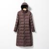 Ultra Light Women Winter Long Down Jacket Hooded Down Coat Big Size Female Coats
