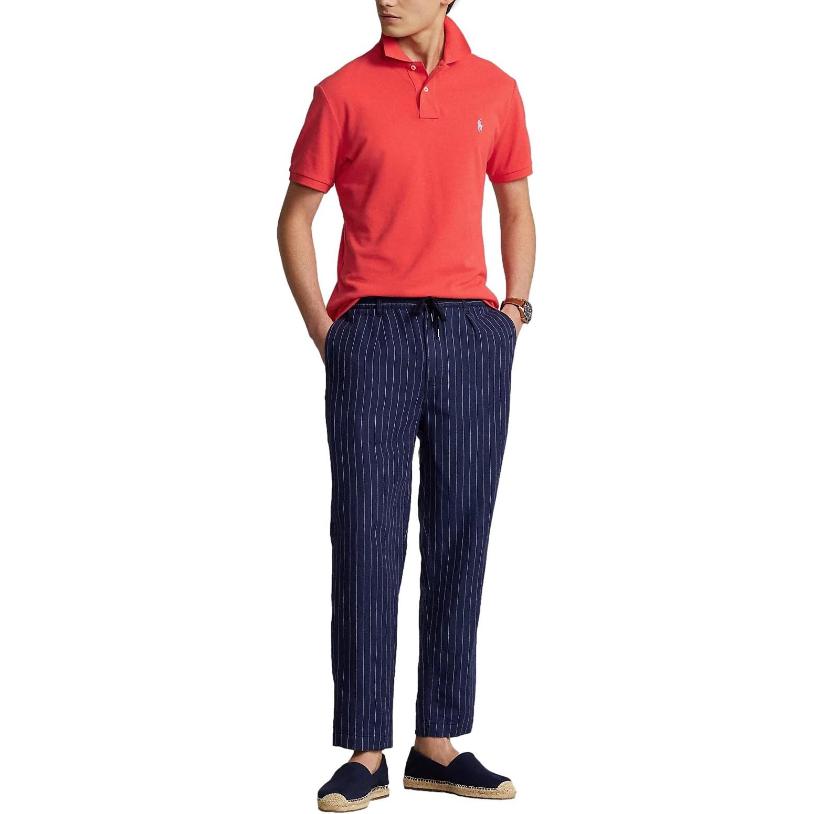 Polo Ralph Lauren Solid Color Pony Embroidered Pullover Short Sleeve Polo Shirt Men tops 710675974-119