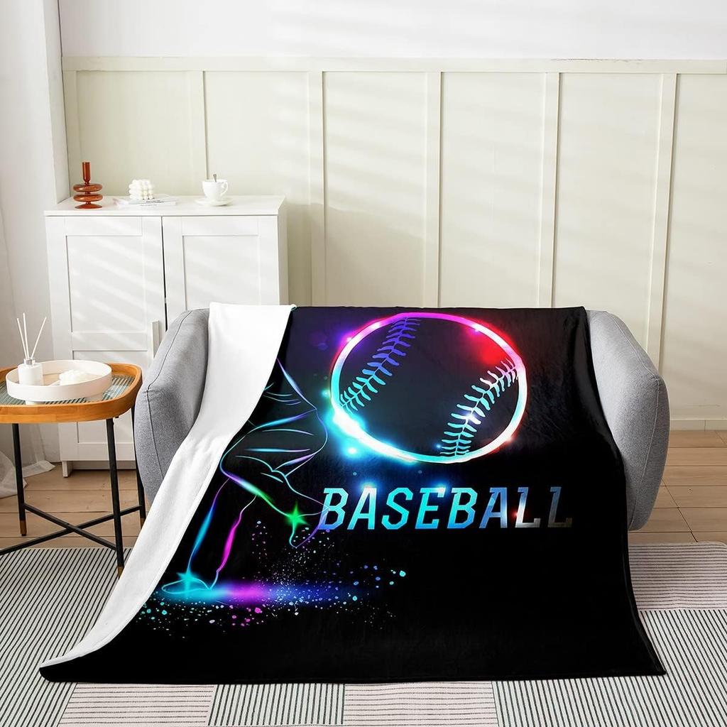 Deer Silhouette Throw Blanket Antlers Arrow Pattern Fleece Blanket Stripes Grid Camouflage Bed Blanket for Kids Teens Room Decor