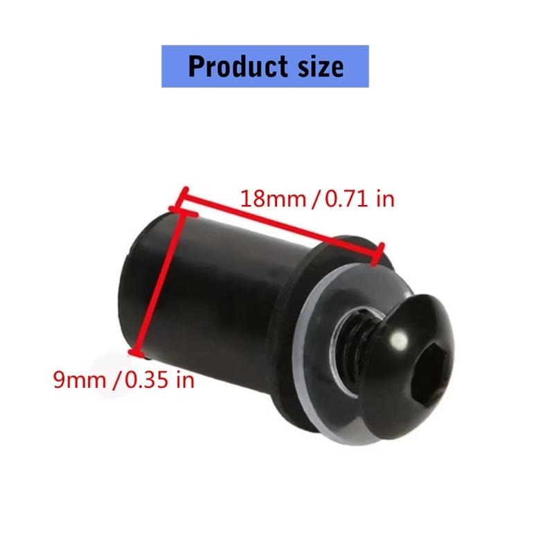 10pcs Motorcycle M5x16mm Windscreen Screw Bolts Nuts Universal Windshield Aluminum Fastener Kit Motorbike Accessories