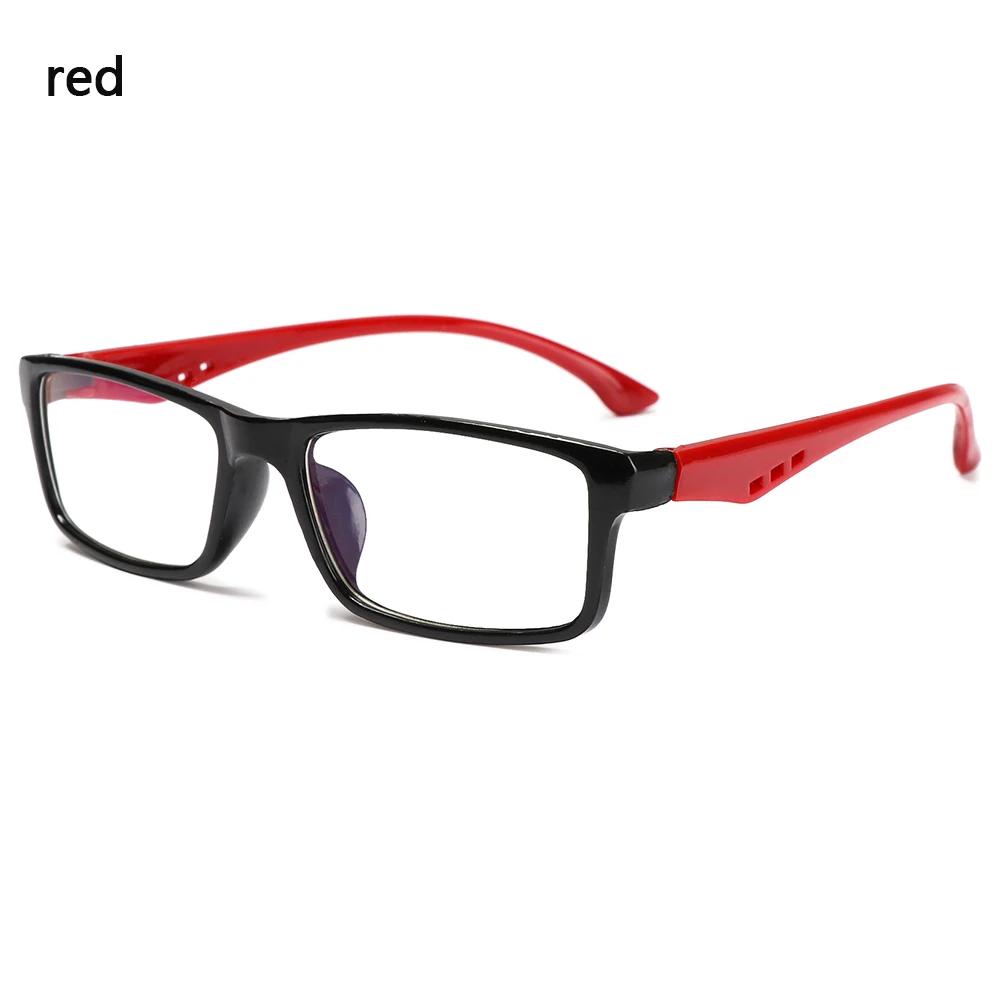 

1Pc Classic Anti-Blue Light Glasses for Women Men Ultra Light Square Frame Eyeglasses Spectacles Computer Glasses Eye Protection красный