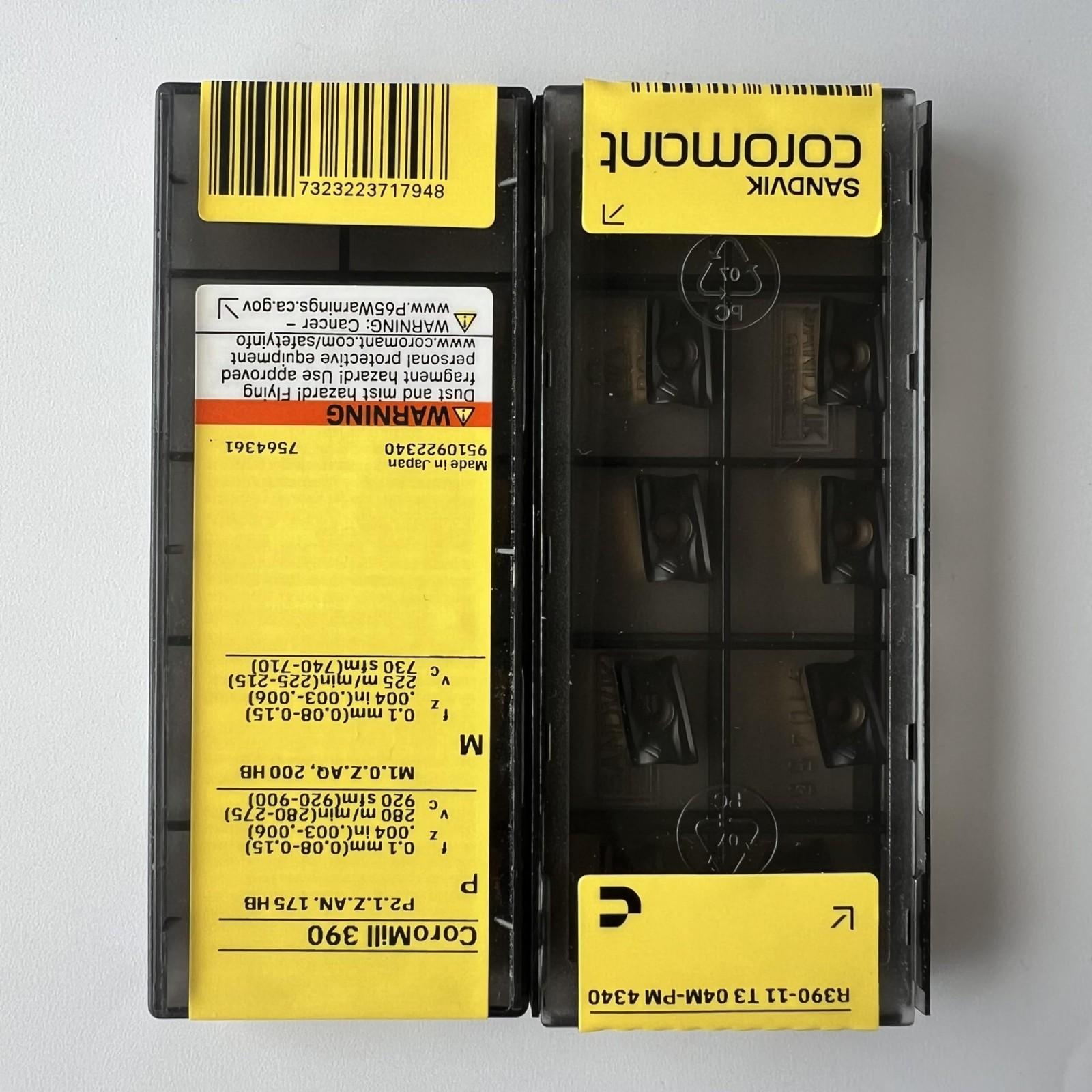 

SANDVIK / R390-11T304M-PM 4340 / Original Swedish hard alloy blade 10 Pcs