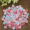100Pcs Simple Buttons Durable Exquisite Crafts 2 Holes Buttons for Cardigan Sweater