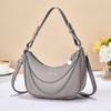 Women's Crescent Shoulder Bag - Multi Layer Chain Detail Fashion Crossbody Bag Suitable for Daily and Party Women's Gift