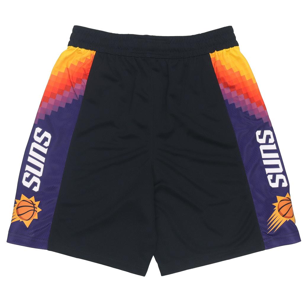 Nike Phoenix Suns City Edition SW Fan Version 20-21 Season Color Block Letter Print Basketball Shorts Men shorts Black CN1986-010
