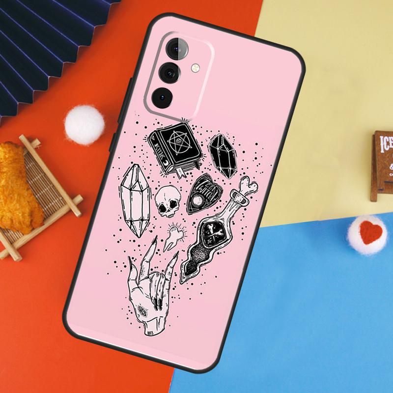 Witchcraft Occult Pentagram Case For Samsung Galaxy A17 A35 A55 A06 A16 A26 A36 A56 A53 A32 A52 A33 A13 A14 A34 A54 A15