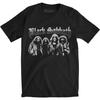 Black Sabbath Men's Greyscale Group Slim Fit T-Shirt Large Black