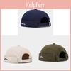 Street Style Unisex Cotton Embroidered Cap With Sun Protection For Summer Casual Wear
