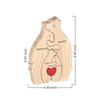 Art Puzzles Free Custom Wooden Bear Home Puzzles Custom Name Warm Gifts Anniversary Birthday Gifts Christmas Home Decor Ornament