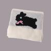 Polyester Cartoon Thick Shawl Warmer Long Scarf Large Rabbit Knitted Scarf  Outdoor